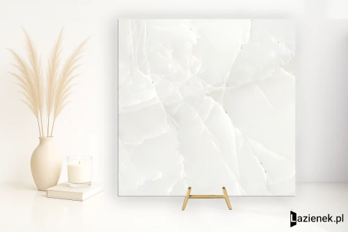 Przejdź do produktu Emil Tele Di Marmo Onyx Onyx Ivory wysoki połysk 90x90 cm gr. 10 mm - płytka rektyfikowana / EKU1