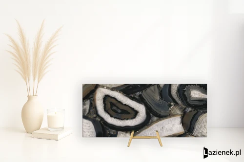 Przejdź do produktu Emil Tele Di Marmo Precious Agate Black wysoki połysk 120x278 cm gr. 7 mm - płytka rektyfikowana / ELMK