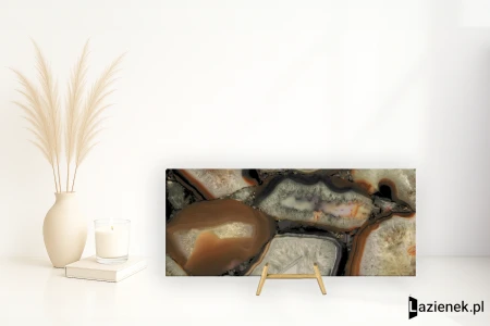 Emil Tele Di Marmo Precious Agate Brown wysoki 120x278 - płytka imitująca marmur