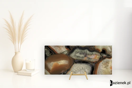 Przejdź do produktu Emil Tele Di Marmo Precious Agate Brown wysoki połysk 120x278 cm gr. 7 mm - płytka rektyfikowana / ELML