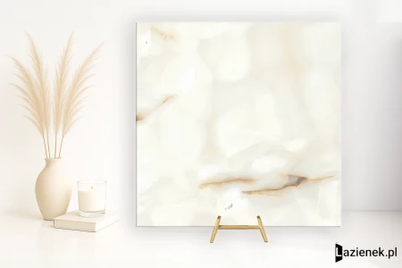 Emil Tele Di Marmo Pure Onyx Onyx Perla naturalna 120x120 - płytka imitująca marmur