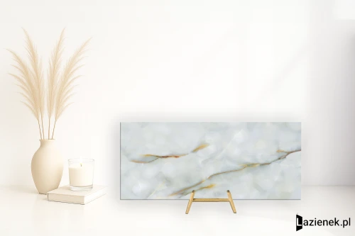 Przejdź do produktu Emil Tele Di Marmo Pure Onyx Onyx Turchese wysoki połysk 120x278 cm gr. 7 mm - płytka rektyfikowana / EMG1