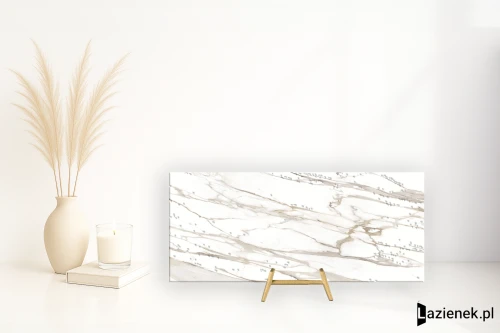 Przejdź do produktu Emil Tele Di Marmo Reloaded Calacatta Gold Canova wysoki połysk 120x278 cm gr. 7 mm - płytka rektyfikowana / EJPK