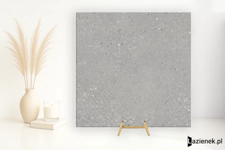 Ergon Grain Stone Rough Grey naturalna 60x60 - płytka imitująca lastryko