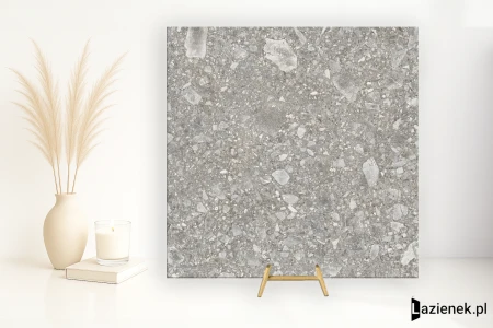 Ergon Lombarda Grigio naturalna 60x60 - płytka imitująca lastryko