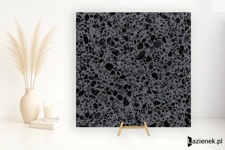 Ergon Medley Pop Dark Grey naturalna 60x60 - płytka imitująca lastryko