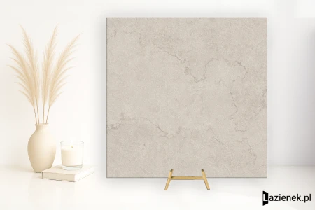 Ergon Portland Stone Ash Cross Cut strukturalna 120x120 - płytka imitująca kamień
