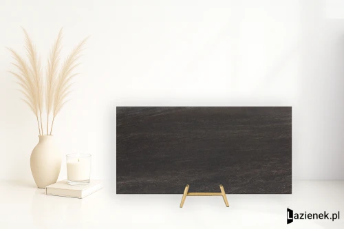 Przejdź do produktu Ergon Stone Project Falda Black strukturalna 60x120 cm gr. 10 mm - płytka rektyfikowana / E6L8