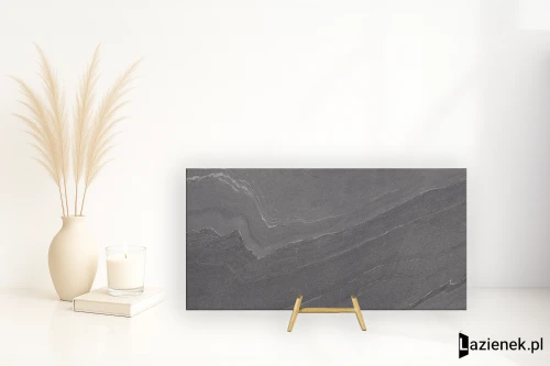 Przejdź do produktu Ergon Stone Talk Dark młotkowana techniczna 60x120 cm gr. 10 mm - płytka rektyfikowana / ED61