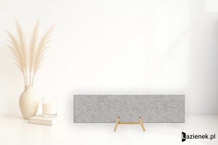Ergon Stone Talk Grey walcowana naturalna 30x120 - płytka imitująca kamień