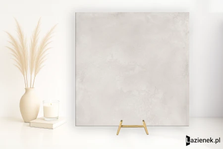 Ergon Tr3Nd Concrete White naturalna 120x120 - płytka drewnopodobna
