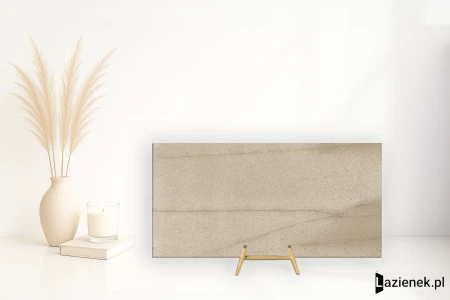 Graniti Fiandre Pietra Di Basalto Active Beige antybakteryjna 60x120 - płytka imitująca kamień