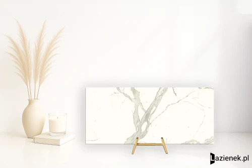 Przejdź do produktu Ariostea Ultra Marmi Bianco Calacatta wysoki połysk 120x270 cm gr. 6 mm - płytka rektyfikowana / UM6L27012536