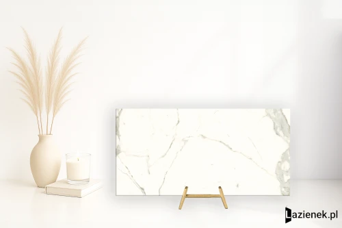 Przejdź do produktu Ariostea Ultra Marmi Bianco Calacatta wysoki połysk 75x150 cm gr. 6 mm - płytka rektyfikowana / UM6L157536