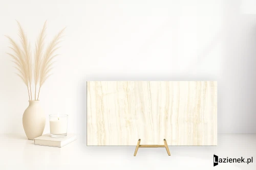 Przejdź do produktu Ariostea Ultra Onici Onice Ivory wysoki połysk 37.5x75 cm gr. 6 mm - płytka rektyfikowana / UO6L37556