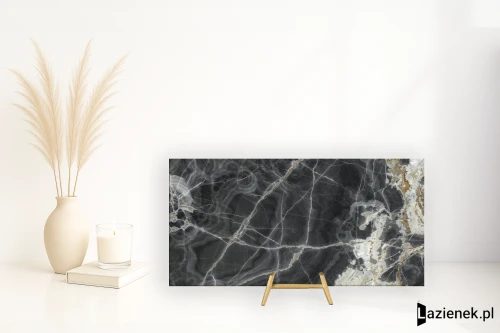 Przejdź do produktu Ariostea Ultra Onici Onice Nero polerowana 150x300 cm gr. 6 mm - płytka rektyfikowana / UO6L300679
