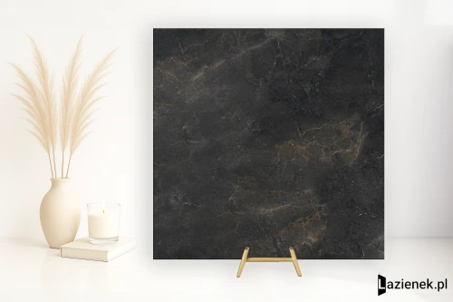 Przejdź do produktu Ariostea Ultra Pietre Infinity Black satynowa 75x75 cm gr. 6 mm - płytka rektyfikowana / UP6S75682