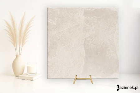 Provenza Groove Hot White naturalna 60x60 - płytka imitująca beton