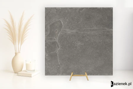 Provenza Groove Mistique Black naturalna 80x80 - płytka imitująca beton