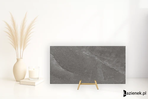 Przejdź do produktu Provenza Salt Stone Black Iron półpolerowana 60x120 cm gr. 10 mm - płytka rektyfikowana / ELTH