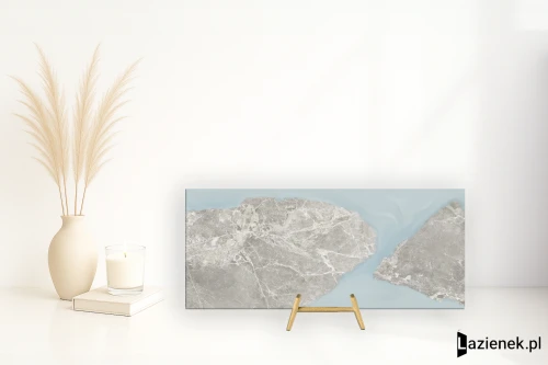Przejdź do produktu Provenza Unique Marble Ambra Moon Grey półpolerowana 120x278 cm gr. 7 mm - płytka rektyfikowana / EKRR