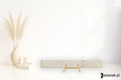 Przejdź do produktu Provenza Unique Travertine Cream Minimal naturalna 7.5x60 cm gr. 10 mm - płytka rektyfikowana / EJR0