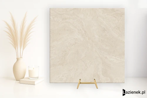Przejdź do produktu Provenza Unique Travertine Cream Minimal techniczna 120x120 cm gr. 10 mm - płytka rektyfikowana / ELLE