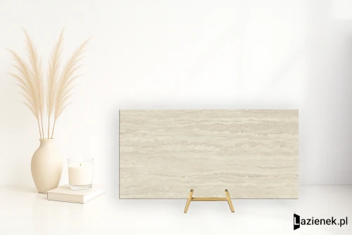 Przejdź do produktu Provenza Unique Travertine Cream Vein Cut naturalna 90x180 cm gr. 10 mm - płytka rektyfikowana / EJSG