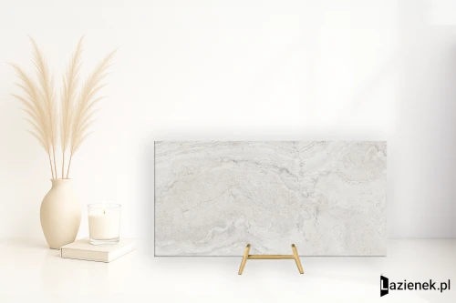 Przejdź do produktu Provenza Unique Travertine Silver Minimal techniczna 60x120 cm gr. 10 mm - płytka rektyfikowana / ELLN