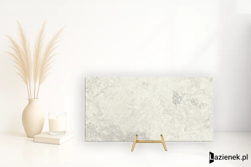 Przejdź do produktu Provenza Unique Travertine White Ancient techniczna 60x120 cm gr. 10 mm - płytka rektyfikowana / EJ9J