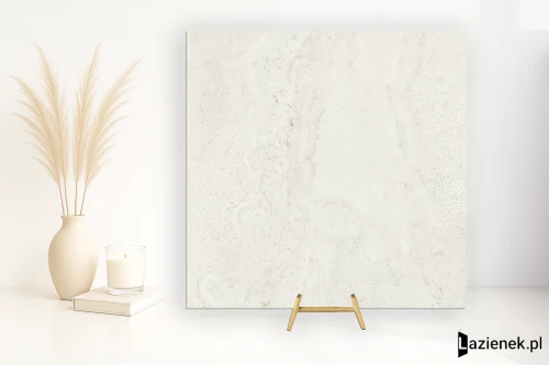 Przejdź do produktu Provenza Unique Travertine White Minimal naturalna 60x60 cm gr. 10 mm - płytka rektyfikowana / EK6M