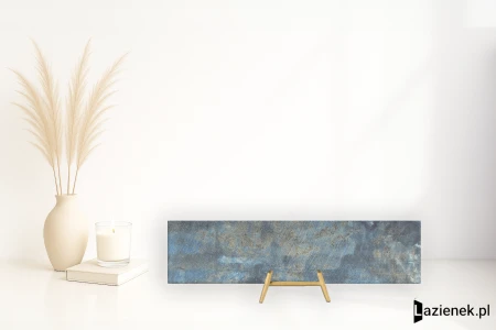 Apavisa Alchemy Blue młotkowana 29.67x119.30 - płytka nierektyfikowana - płytka imitująca metal