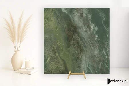 Apavisa Aquarela Green naturalna 99.55x99.55 - płytka imitująca marmur