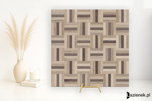 Przejdź do produktu Apavisa Crosswood Brown naturalna 59.55x59.55 cm gr. 10 mm - płytka rektyfikowana / 8431940469190