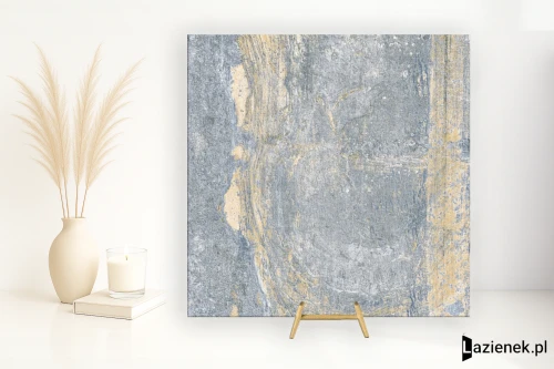 Przejdź do produktu Apavisa Erosion Blue półpolerowana 59.55x59.55 cm gr. 7 mm - płytka rektyfikowana / 8431940461361