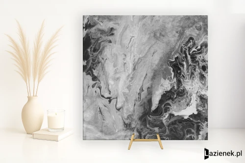 Przejdź do produktu Apavisa Fluid Black naturalna 89.46x89.46 cm gr. 7 mm - płytka rektyfikowana / 8431940363368