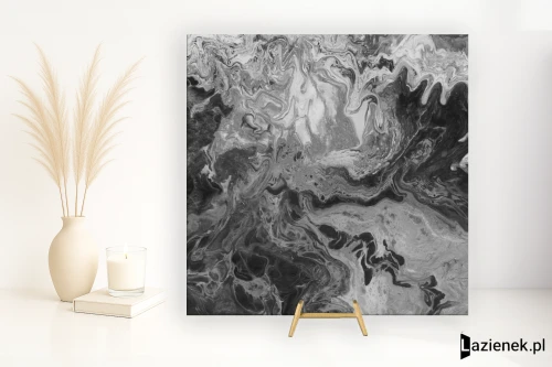Przejdź do produktu Apavisa Fluid Black polerowana 119.3x119.3 cm gr. 6 mm - płytka rektyfikowana / 8431940364600