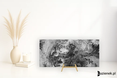 Przejdź do produktu Apavisa Fluid Black polerowana 119.3x260 cm gr. 6 mm - płytka rektyfikowana / 8431940364617