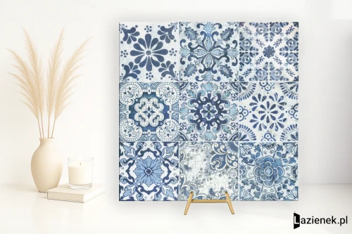 Przejdź do produktu Apavisa Majolica Blue wstępnie nacinana 59.2x59.2 cm gr. 20 mm - płytka rektyfikowana / 8431940403842