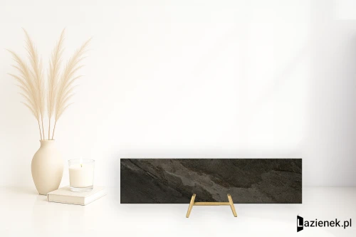 Przejdź do produktu Apavisa Materia Black naturalna 22.21x89.46 cm gr. 11 mm - płytka rektyfikowana / 8431940252396