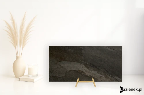 Przejdź do produktu Apavisa Materia Black naturalna 29.75x59.55 cm gr. 11 mm - płytka rektyfikowana / 8431940248719