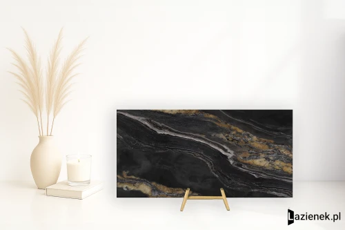 Przejdź do produktu Apavisa Noir Noir Velvet B polerowana 162x324 cm gr. 12 mm - płytka rektyfikowana / 8431940461743