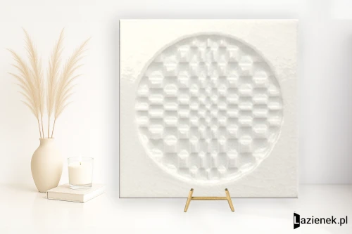 Przejdź do produktu Iris Bottega D'Arte Città Di Faenza Geo Bianco krakelowana 15x15 cm gr. 10 mm - płytka rektyfikowana / 511052