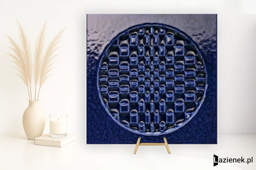Przejdź do produktu Iris Bottega D'Arte Città Di Faenza Geo Blu krakelowana 15x15 cm gr. 10 mm - płytka rektyfikowana / 511055