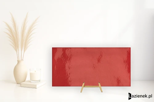 Przejdź do produktu Iris Bottega D'Arte Terre Rosso błyszcząca 7.5x15 cm gr. 10 mm - płytka rektyfikowana / 515032