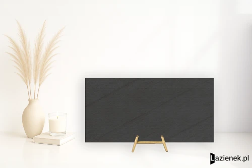 Przejdź do produktu Iris Victorian Stone Baycliff Black strukturalna 60x120 cm gr. 8 mm - płytka rektyfikowana / 8929980