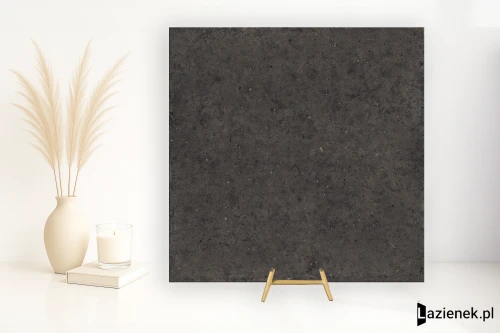 Przejdź do produktu Iris Whole Stone Black naturalna R10 120x120 cm gr. 9 mm - płytka rektyfikowana / 120719