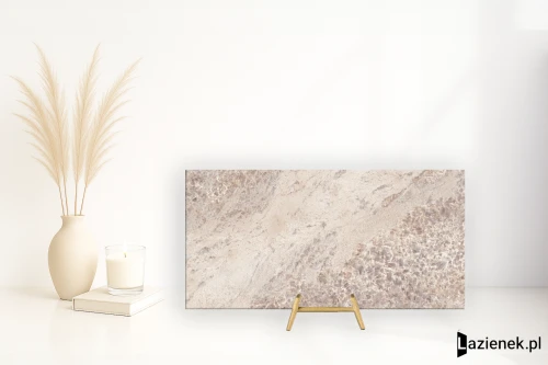 Przejdź do produktu Fmg Gemstone Maxfine Rose polerowana 37.5x75 cm gr. 6 mm - płytka rektyfikowana / Fmg/L737373MF6