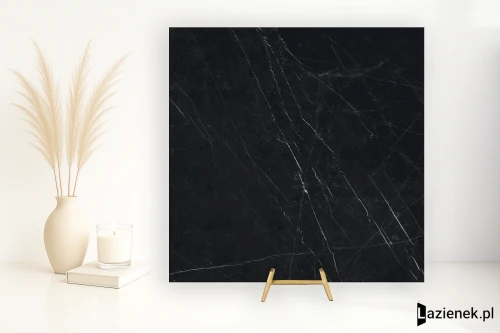 Przejdź do produktu Fmg Marmi Maxfine Black Marquinia polerowana 120x120 cm gr. 6 mm - płytka rektyfikowana / Fmg/L120338MF6