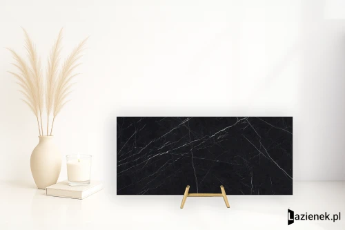 Przejdź do produktu Fmg Marmi Maxfine Black Marquinia polerowana 120x270 cm gr. 6 mm - płytka rektyfikowana / Fmg/L2712338MF6